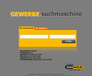 gewerbesuchmaschine.com: GEWERBE.suchmaschine
