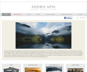 andrisapse.com: Andris Apse landscape Photographer
Andris Apse is a landscape photographer who specialises in high quality panoramic photographs now available as prints or in pictorial book form.