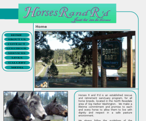 horsesrandrd.com: Horses R and R'd Home Page
Retired horse farm, 501 (3) c non-profit charity, horses rested and retired