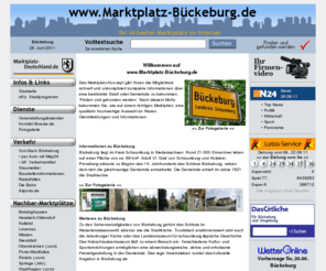 marktplatz-bueckeburg.com: Herzlich willkommen auf dem virtuellen Marktplatz von Bückeburg
Informationen über 31675 Bückeburg und die Gewerbetreibenden in Bückeburg