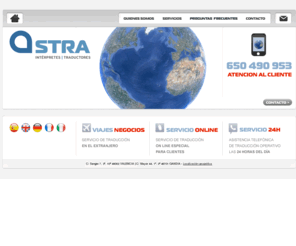 astrainterpretes.com: ASTRA | INTÉRPRETES Y TRADUCTORES
Traducciones legales, técnicas, juradas. Intérpretes. Todos los idiomas. Traductores 24 horas. Presupuesto de traducciones. Traducción On line.