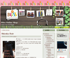 blissshoponline.com: BLISS ONLINE SHOP
Belanja Murah Lucu dan Simpel