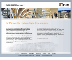 deutsche-innenbau.de: DIG Deutsche Innenbau GmbH - Ihr Partner für hochwertigen Innenausbau
Ihr Partner für hochwertigen Innenausbau