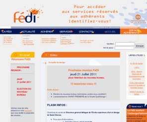 federation-du-design.com: Fédi : Fédération des designers
La FéDI, Fédération des designers, regroupe des designers indépendants, des agences et des designers intégrés, tous en relation directe avec les entreprises. Ce syndicat propose de partager avec les industriels, les institutionnels, les écoles et les autres designers pour valoriser la profession de designer industriel : concepteur de produit.