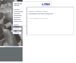 finet-am.de: FiNet Asset Management AG - Home
FiNet Asset Management AG  Ihre Konsequenz der Unabhängigkeit
