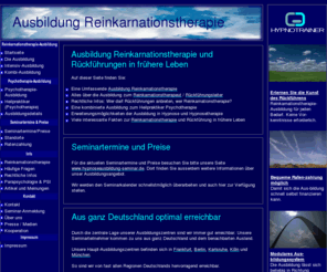 reinkarnationstherapie-ausbildung.de: Ausbildung Reinkarnationstherapie
Reinkarnationstherapie-Ausbildung Günter & Partner - Ausbildung Reinkarnationstherapie und Rückführungen in frühere Leben zum Reinkarnationstherapeut und Rückführungsleiter