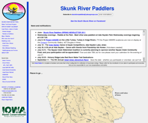 skunkriverpaddlers.org: Skunk River Paddlers
A resource for Iowa canoeists and kayakers.