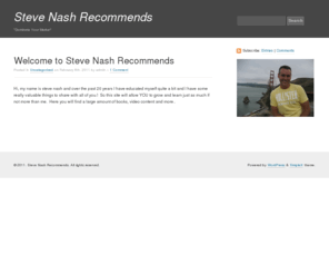 stevenashrecommends.com: Steve Nash Recommends
Contractors guide, Joe polish, Steve Nash,