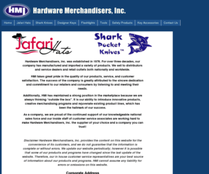 jafarihats.com: Jafari Hats | Shark Knives | Flashlights | Hardware Merchandisers
Hardware Merchandisers is your wholesale source for Jafari Hats, Shark Knives, Floral Tools, Flashlights, Keys and MaxCraft tools.