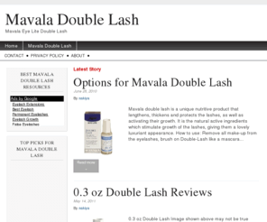 mavaladoublelash.net: Mavala Double Lash
Mavala Eye Lite Double Lash