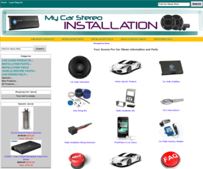 mycarstereoinstallation.com: My Car Stereo Installation, Installing Your Car Stereo From the Internet: Get The Info and Parts you need to upgrade your Car Stereo
MyCarStereoInstallation.com is your source for car stereo information and parts. From your basic car audio questions to the advanced we cover all your stereo needs. We have over 50 years of experience in car audio and have all the installation parts needed to install your next car stereo system.