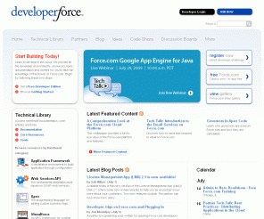 sforce.com: Developer Force: Salesforce.com & Force.com Developer Resources
