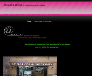 atsalon.info: Number 1 Full Service Beauty Salon In the Westside of New York - Home
A full service beauty salon top of the line service and products. Free Hotspot and Internet Connections available for clients