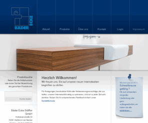 baederecke.com: Willkommen · Bäder Ecke
Internetauftritt der Bäder Ecke Stöffler GmbH – Ihr Badaustatter in Heilbronn, Deutschland.