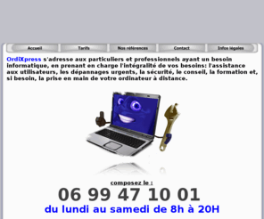 ordixpress.com: OrdiXpress - réparation informatique dans les Yvelines et l'Ile de--France
Ile de France, informatique réparation, dépannage pc fixe, portable, cours à domicile.