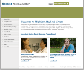 mikeding.net: Highline Medical Group
Website description