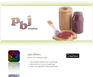 pbjstudios.com: PBJ Studios
pbjstudios, we make apple apps for the iphone and ipod touch!