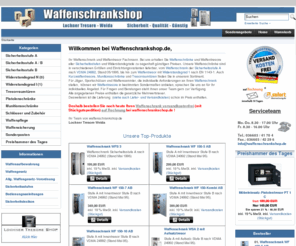 waffenschrankshop.de: Willkommen bei Waffenschrank-Shop.de - Ihr Waffenschrank und Waffentresor Fachmann für Waffenschränke, Waffentresore, Tresore und Safes.
Ihr Waffenschrank und Waffentresor Fachmann. Bei uns erhalten Sie Waffenschränke und Waffentresore aller Sicherheitsstufen und Widerstandsgrade zu sagenhaft günstigen Preisen. Alle angegebenen Preise enthalten die gesetzliche Mehrwertsteuer. Desweiteren ist die Lieferung (siehe auch Liefer- und Versandkosten) schon im Preis enthalten.