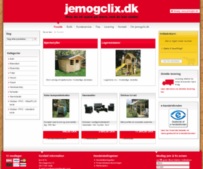 jemclix.com: Dit lavpris byggemarked på nettet jemogclix.dk
jemogclix.dk er et lavpris byggemarked på nettet. jemogclix.dk ejes og drives af lavpris byggemarkedet jem & fix A/S