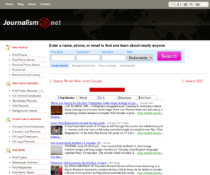 journalismnet.com: JournalismNet
Resource for world-wide news, political, and government information as well as Internet searching tools.