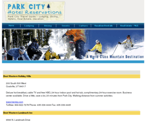 parkcityhotelreservations.com: Park City UT hotels, motel, lodgings, accommodation - hotel reservations
Park City hotels - hotel lodgings and reservations by parkcityhotelreservations - Park City hotels and accommodation - hotel reservations 