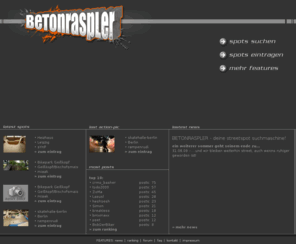 spotchecker.com: betonraspler.de
Streetspot-Suchmaschine
