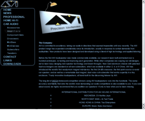 avisound.com: AVI Sound International
AVI Sound, makers of high end car and home audio speakers and crossovers.