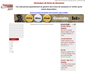 domain-mix.com: Generateur de Noms de Domaines, trouvez un  nom de domaine - 329667 noms de domaines générés
je configure votre serveur de streaming