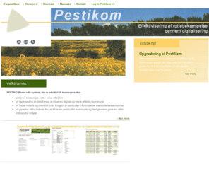 pestikom.dk: pestikom frontpage
