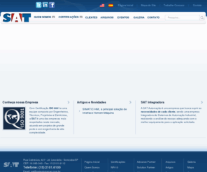 satautomacao.com: SAT - Automação
Automação Industrial, Inversores, Drivers, Painéis, Engenharia e Centro de Comando de Motores, Supervisórios, Projetos de Automação, Integradora de Sistemas de Automação Industrial, Ihm.