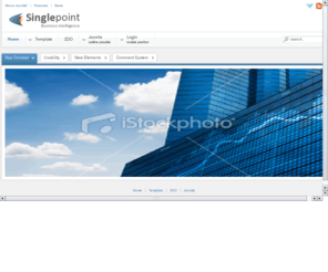 singlepoint-bi.com: Enterprise
Joomla! - the dynamic portal engine and content management system