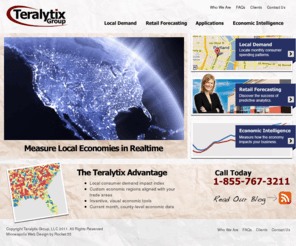 teralytix.com: Teralytix | Economic Intelligence
spill in the Gulf...average wage increase and...recession to the one...Washington D.C. metropolitan area...areas, a set that...Residential Construction index