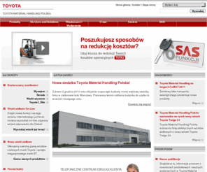 toyota-forklifts.pl: Wózki widłowe - sprzedaż, serwis, wynajem - Toyota Material Handling Polska Sp. z o.o.
Wózki widłowe Toyota i BT. Sprzedaż, serwis i wynajem wózków widłowych - nowych i używanych. Toyota Material Handling Sp. z o.o. jest wyłącznym autoryzowanym dystrybutorem i serwisem produktów marki Toyota i BT na polskim rynku!