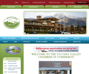 yucaipachamber.com: Yucaipa Chamber of Commerce
Yucaipa Valley Chamber of Commerce is dedicated to promoting a vibrant business environment by cooperative interaction among business, government, and community.