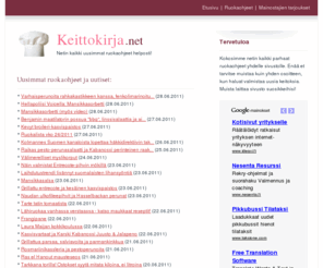 keittokirja.net: Reseptit ja ruokaohjeet - Keittokirja.net
