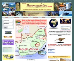 northerncape.com: South Africa Accommodation / SA Accommodation Guide/ South African Accommodation Directory/ SA Guide
Accommodation SA |Accommodation in South Africa | SA Accommodation directory where you decide where to stay at great SA Venues, Southern African Venues