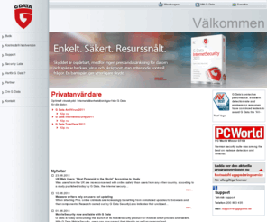 gdatasoftware.se: Välkommen - G Data Software AG
Välkommen