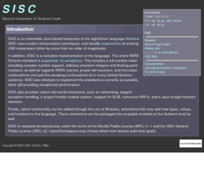 sisc-scheme.org: SISC - Second Interpreter of Scheme Code
