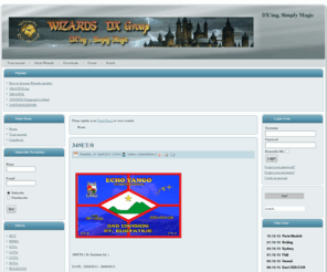 dxwiz.com: Wizards Dx Group
The Wizards DX group - Activations - DX activities - Antennas - Diagram - dx infos -