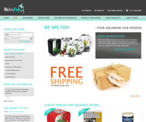 we-are-fish.com: biOrb aquariums, biOrb accessories, fish tanks and fish supplies
Fish supplies and fish products including the biOrb aquarium and full range of biOrb accessories. Shop at We Are Pets the pet shop with 30 years experience, best prices online, all stock delivered within 24 hours.