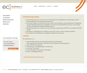 ec-consult.net: EC-Consult Grundsätze - |
EC Consult