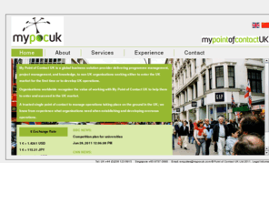 mypocuk.com: My Point Of Contact UK
My Point Of Contact UK. We provide your business with solutions and work with you to achieve your objectives within the UK.