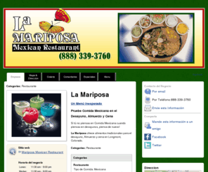 comidadenver.com: Restaurante Mexicana, Comida Mexican Restaurant, Tacos en Denver, CO
Restaurante Mexicana en Denver, CO.  Comida buena de alta qulidade.  Mexican food in Denver.