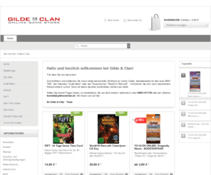 gildeundclan.de: Gilde & Clan - Game Store
#IndexMetaDescriptionStandard#