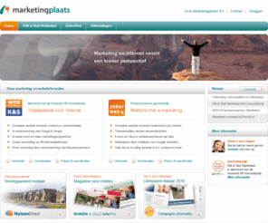 marketingplaats.com: :::: Welkom | Marketingplaats BV ::::
Marketingplaats is specialist op het gebied van internet en marketing voor financiële dienstverleners en leverancier van Klik & Sluit Webtotaal en ZekerWeb.