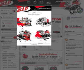 scooterist.info: SIP Scootershop: performance & style für Motorroller, Maxiscooter, Scooter
        und klassische Vespas - Zubehör, Tuning und Ersatzteile
SIP Scootershop is the leading mailorder and online shop for scooter parts. Accessoire, spare parts and tuning for classic Vespa and modern automatic scooters.