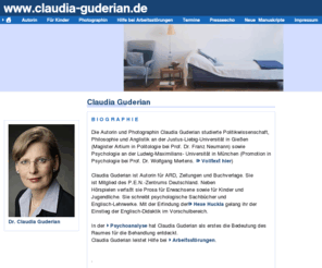 claudia-guderian.de: Claudia Guderian
Autorin 