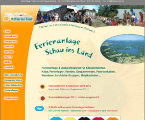 klasse-ferien.de: Ferienanlage Schau ins Land in Münchehofe bei Müncheberg und Buckow (Märkische Schweiz in Brandenburg)
Klassenfahrten, Kitafahrten, Ferienlager, Gruppenhaus, Familienfeier, Familientreffen, Vereinsreisen, Kinderreisen, Jugendreisen, Gruppenreisen, Münchehofe, Jugendherberge, Brandenburg, Buckow, Müncheberg