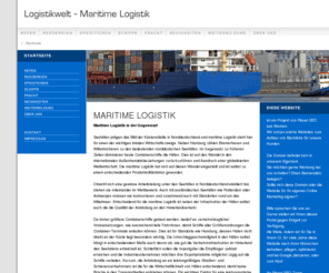 logistikwelt.com: Maritime Logistik
Maritime Logistik - Übersicht über Speditionen und Reedereien - Mehr als 90% aller Güter werden per Seefracht in Containerschiffen rund um die Welt transportiert.