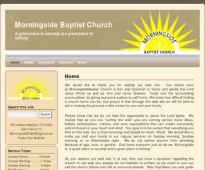 morningsidebaptistgraham.com: Morningside Baptist Church | A great place to worship & a great place to belong
 Morningside Baptist Church - A great place to worship & a great place to belong 